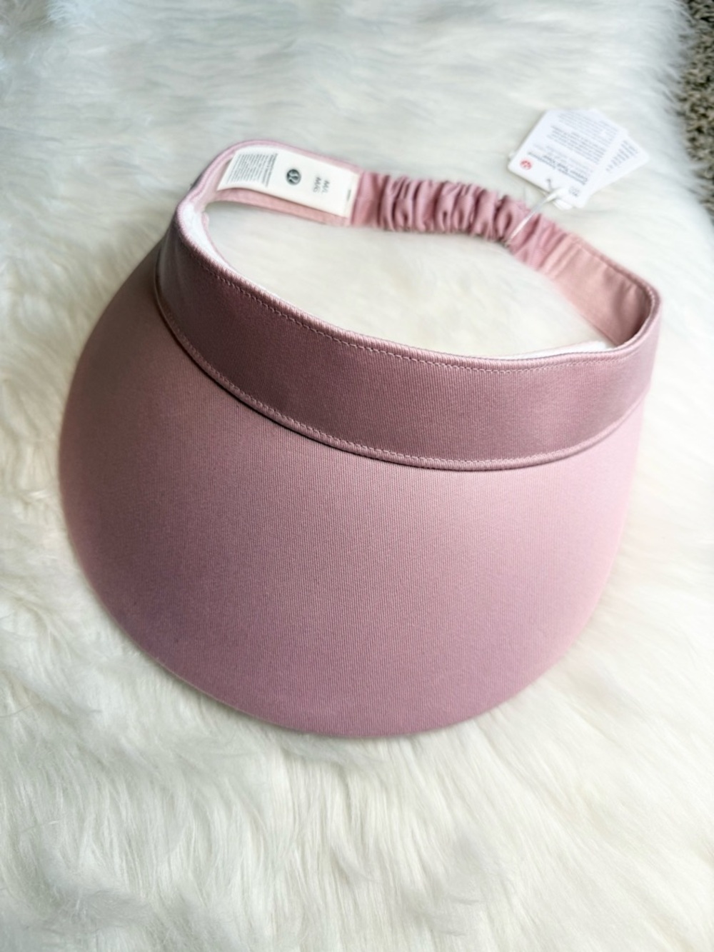 lululemon athletica Pink removable sweatband Performance Visor